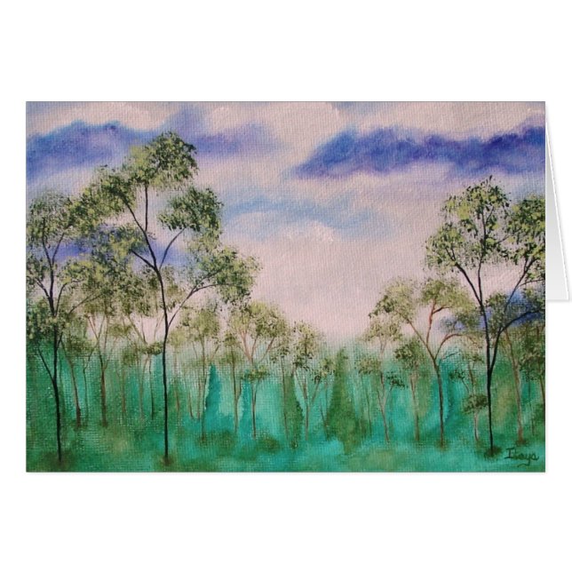 Cartão Conservar a partir da pintura original (Frente Horizontal)