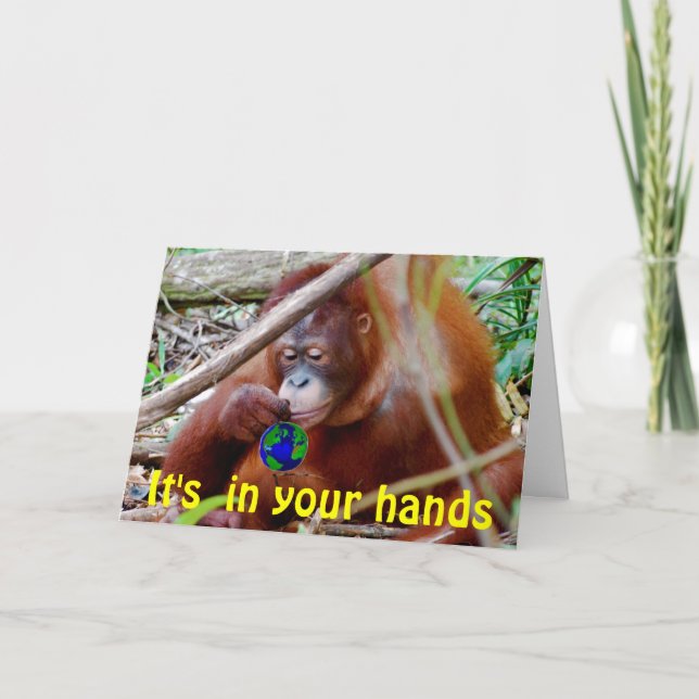 Cartão Conservation - in Your Hands (Frente)