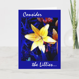 Cartão Considere o Lillies