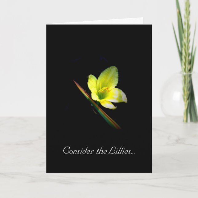 Cartão Considere o Lillies 100 (Frente)