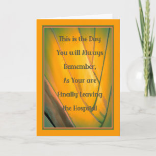 Cartão Consiga Bem Cartão, Dia Saindo do Hospital