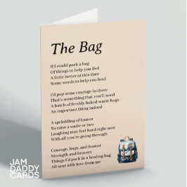 Cartão Consiga Bem Poem