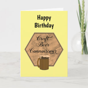Cartão Consola de Cerveja do artesanato
