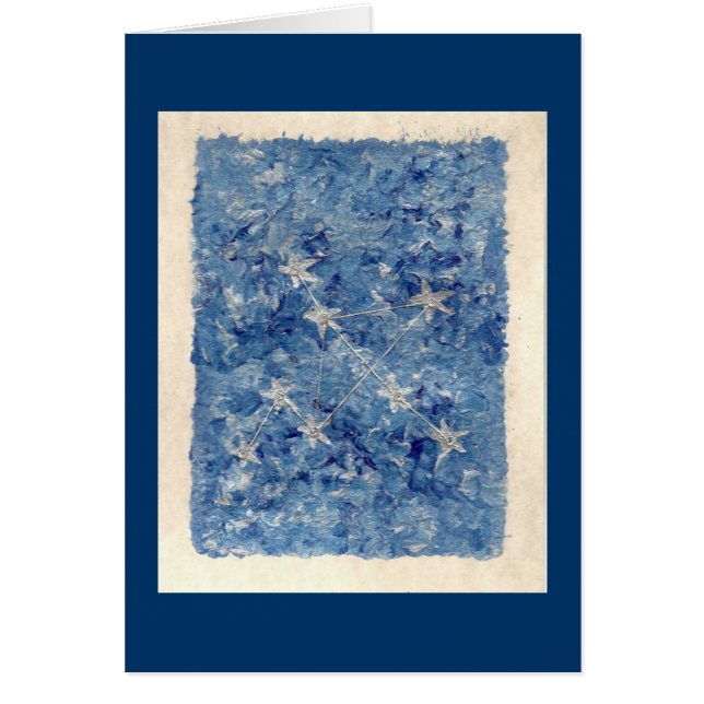 CARTÃO CONSTELAÇÃO DO AQUÁRIO (Frente)