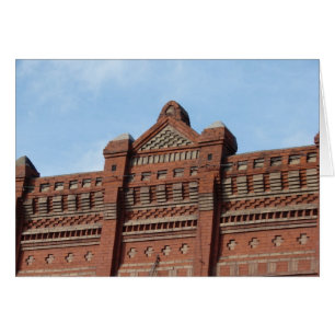 Cartão Construção de tijolo