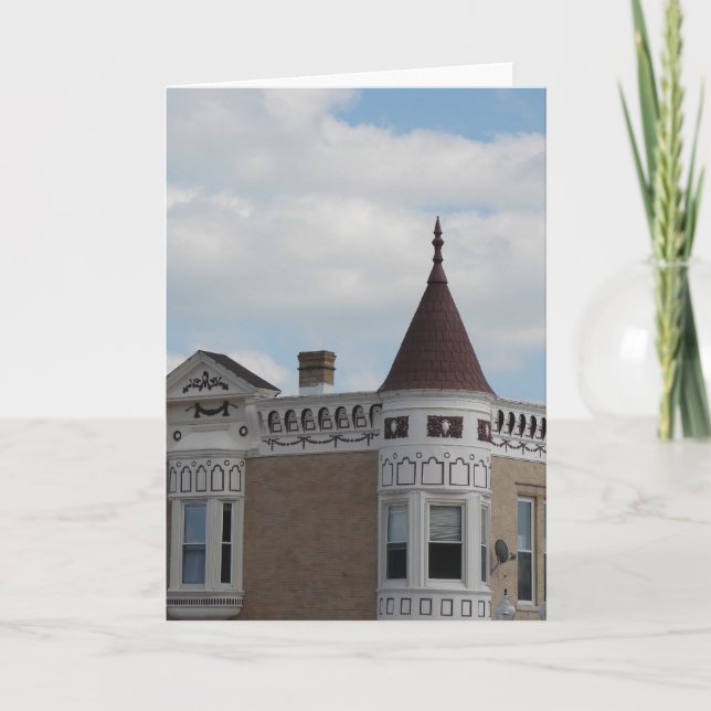 Cartão Construção de Washington, Iowa (Frente)