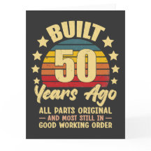 Construído há 50 anos Todas as Peças Originais 50º