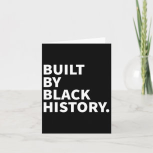 Cartão Construído por História Negra - História Negra Mês