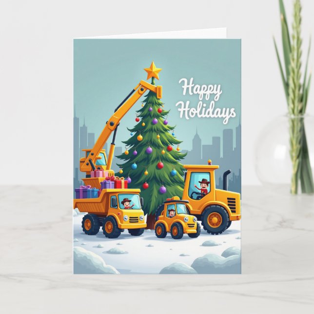 Cartão Construindo um Natal Feliz (Frente)