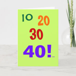 Cartão Contabilista aniversário de 40 anos 40 Contabilid