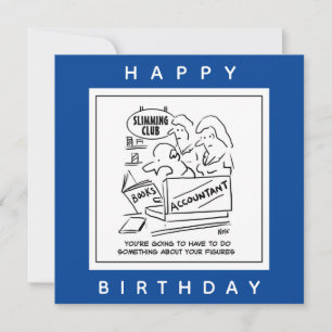 Cartão Contabilista verifica os livros em um clube de ema