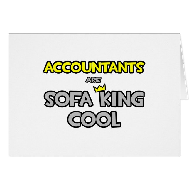 Cartão Contadores São Legal De Sofá King (Frente Horizontal)