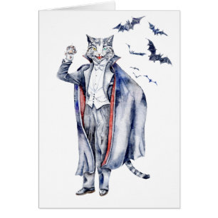 Cartão Contagem Catula Vampiro Cat
