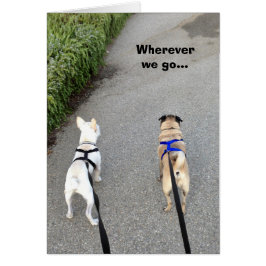 Cartão Contanto que nós formos junto