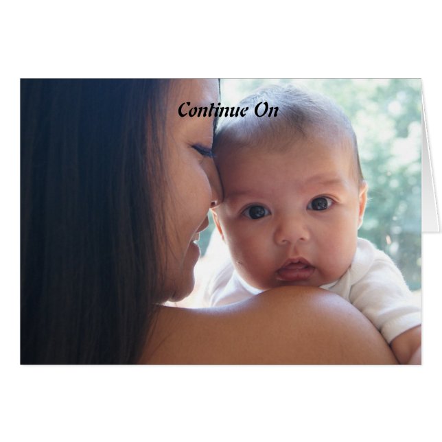 Cartão Continue sobre (Frente Horizontal)