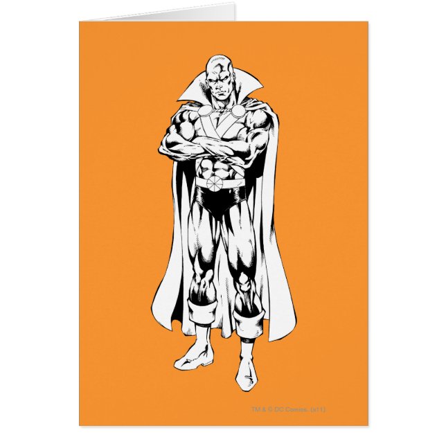 Cartão Contorno de Permanência do Martian Manhunter (Frente)