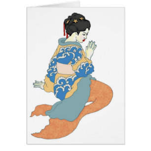 Cartão contos do tsunami