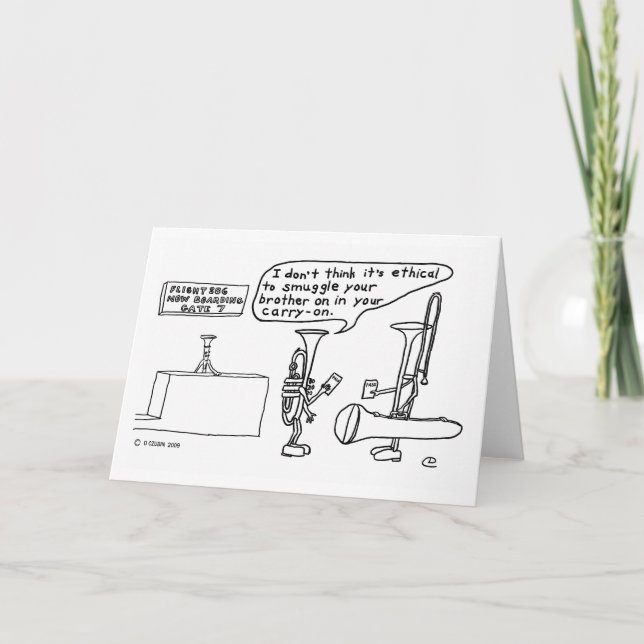 Cartão Contrabando de Trombone (Frente)