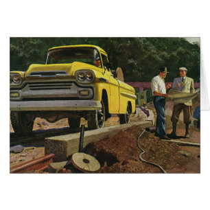 Cartão Contrato de Construção do Arquiteto de Negócios da