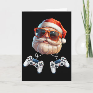 Cartão Controlador de Video Game Natal Gamer Entusiasta d
