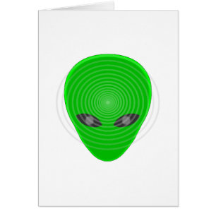 Cartão Controle da cabeça da alienígena