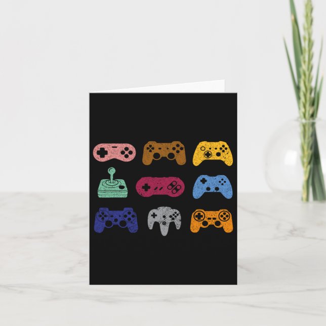 Cartão Controle de Video Game Controle de Console Jogos R (Frente)