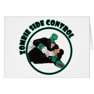 Cartão Controle lateral do zombi