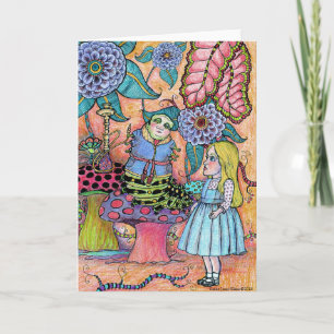 Cartão Conversa Com Uma Lagarta