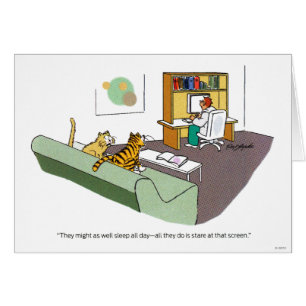 Cartão Conversa do gato