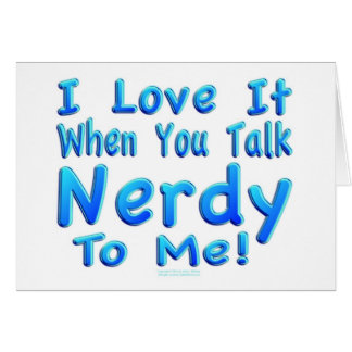 Cartão Conversa Nerdy a mim