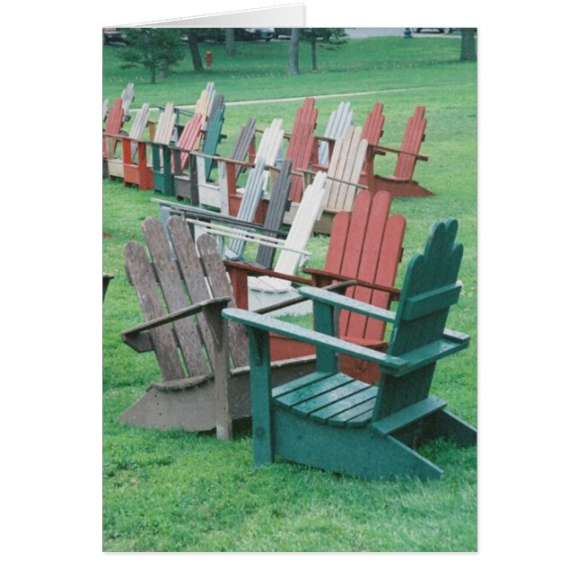 Cartão Conversações de Adirondack (Frente)