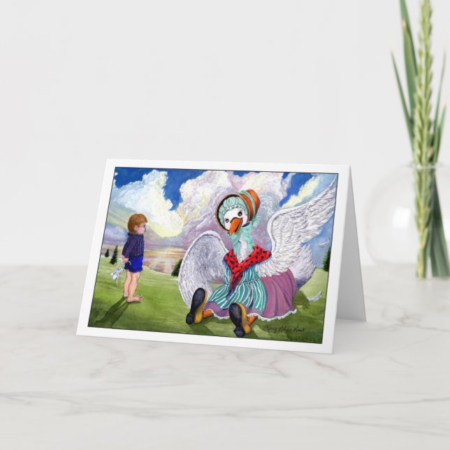 Cartão Conversando com a Mãe Ganso (Frente)