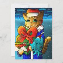 Convidado de Gato de Natal