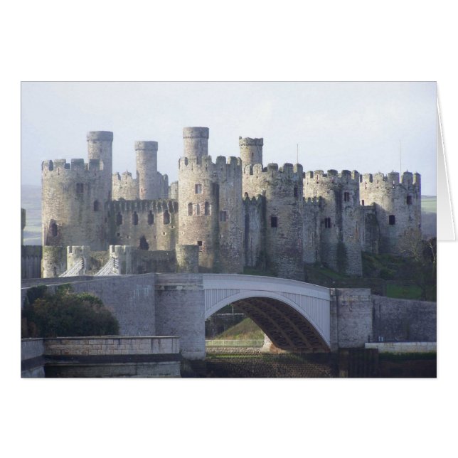 CARTÃO CONWY CASTLE (Frente Horizontal)