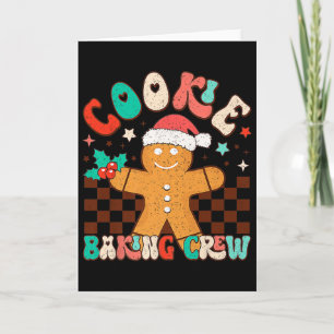 Cartão Cookie Byw Crew Papais noeis Família Gingerbr