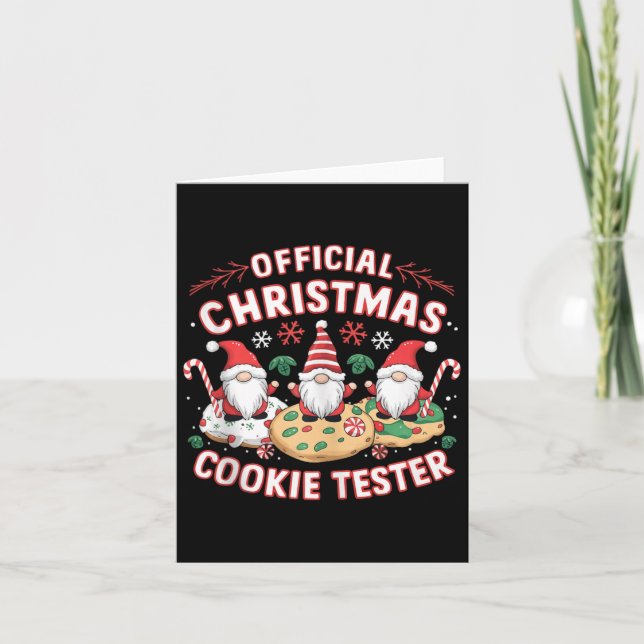 Cartão Cookie Oficial De Natal Xma (Frente)