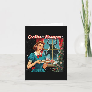 Cartão Cookies Para Krampus Engraçado Natal Xmas Krampus