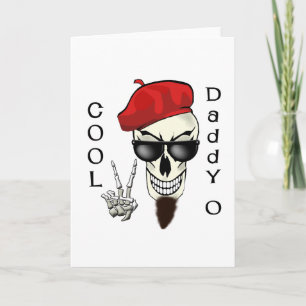 Cartão Cool Daddy - O Beatnik Skull
