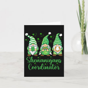 Cartão Coordenador de Travessuras Gnomos Irlandeses - St