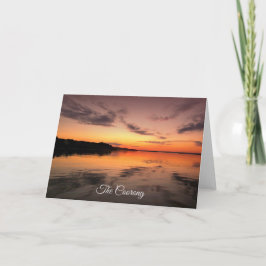 Cartão Coorong ao Anoitecer