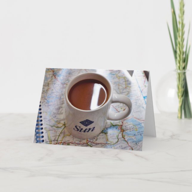 Cartão Copas de café (Frente)