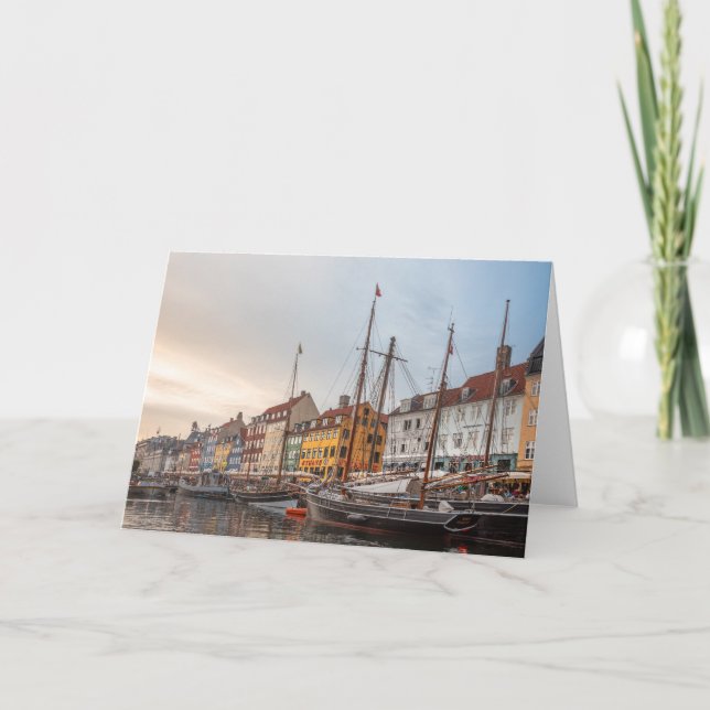 Cartão Copenhaga Dinamarca (Frente)