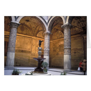 Cartão Cópia de Putto com Dolphin de Andrea del del