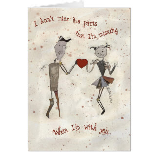 Cartão cópia faltante das partes