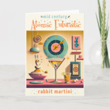 Coquetel de Coelho Futurista Retro Atômico de Mead