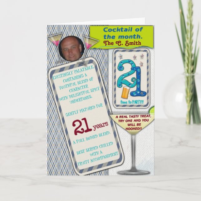 Cartão Coquetel do mês (Frente)