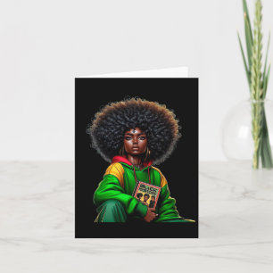 Cartão Cor África da Rainha Negra - Monte da História Neg