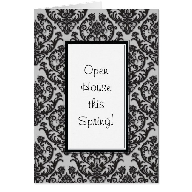 Cartão Cor damasco Negra Dramática (Frente)