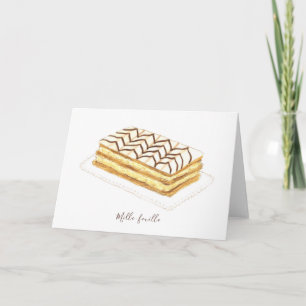 Cartão Cor-de-água de pastelaria