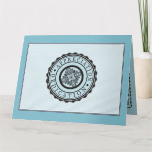 Cartão Cor personalizada do prêmio de serviço de emprego